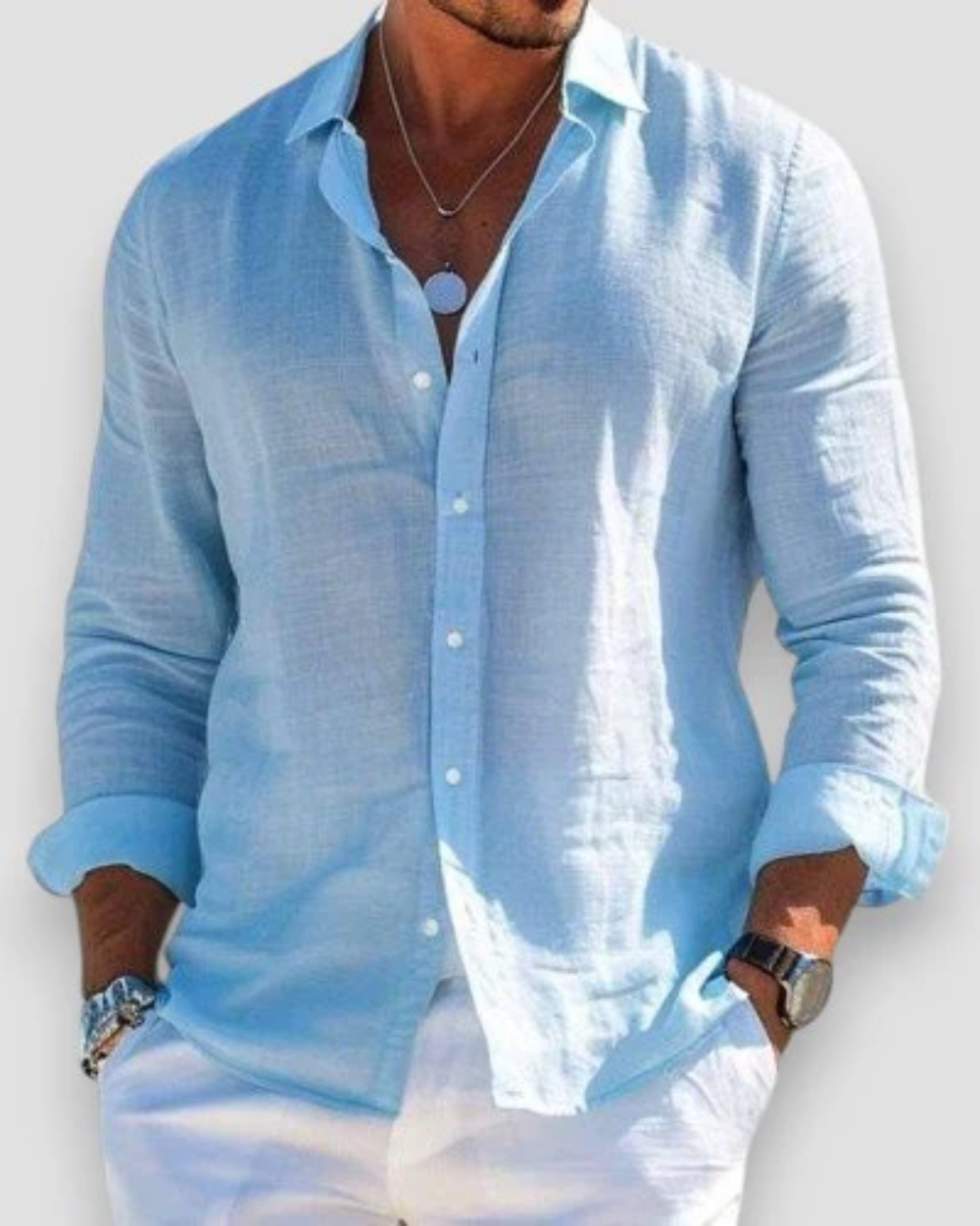SERGIO | CAMICIA A MANICHE LUNGHE