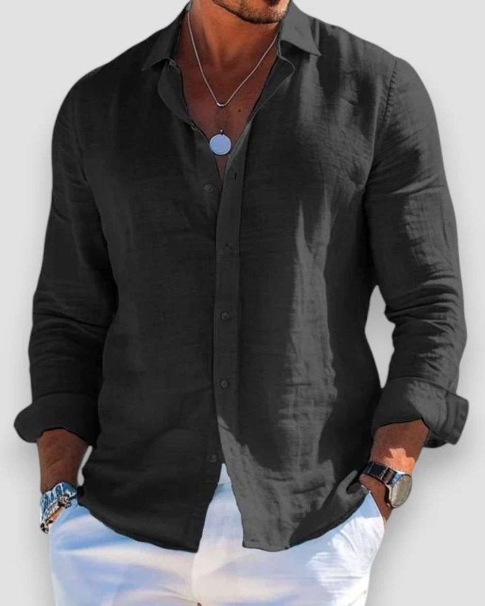 SERGIO | CAMICIA A MANICHE LUNGHE