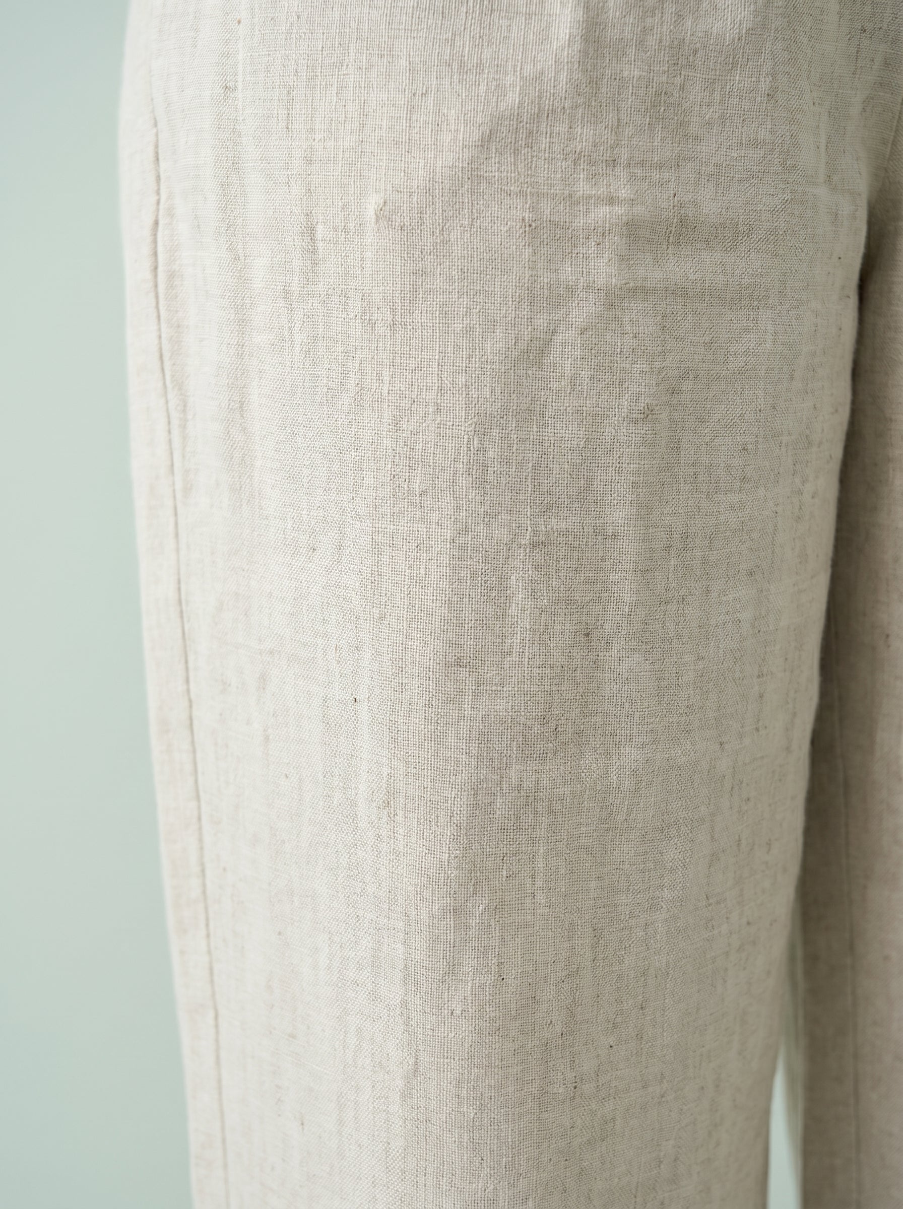 PANTALON PALEZZO | CINTURA ELASTICA BLANCO MARFIL