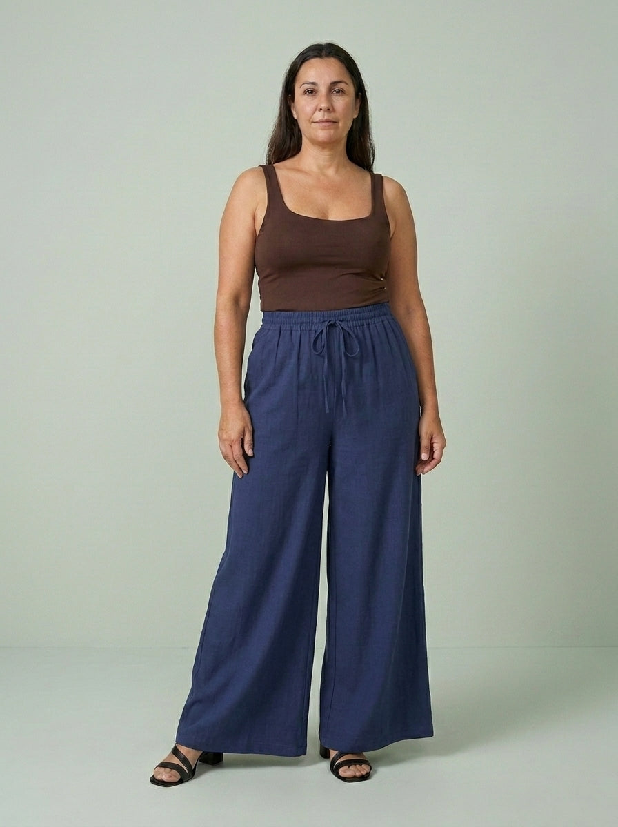 PANTALONES PALAZZO | CINTURA ALTA