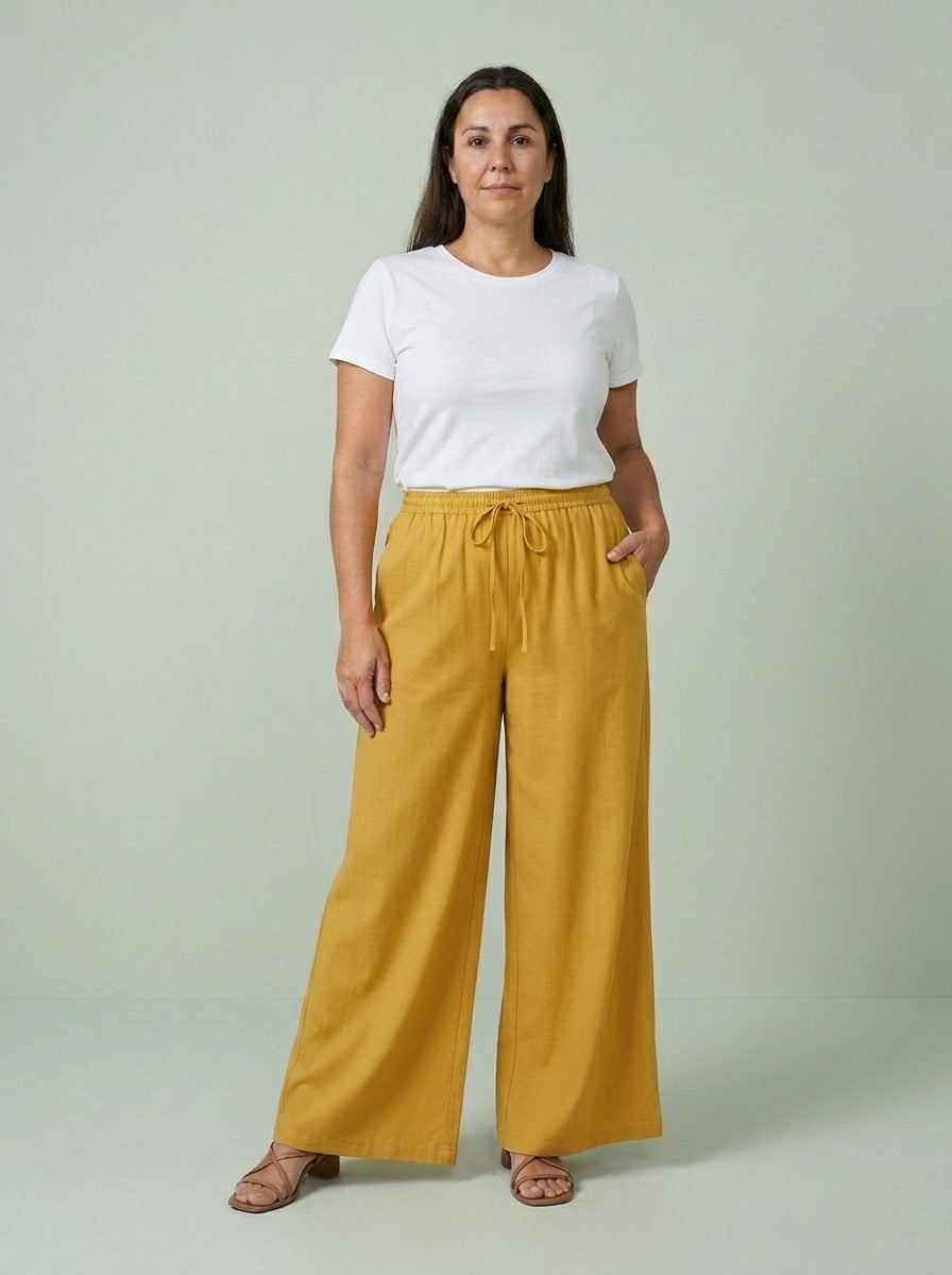 PANTALONES PALAZZO | CINTURA ALTA
