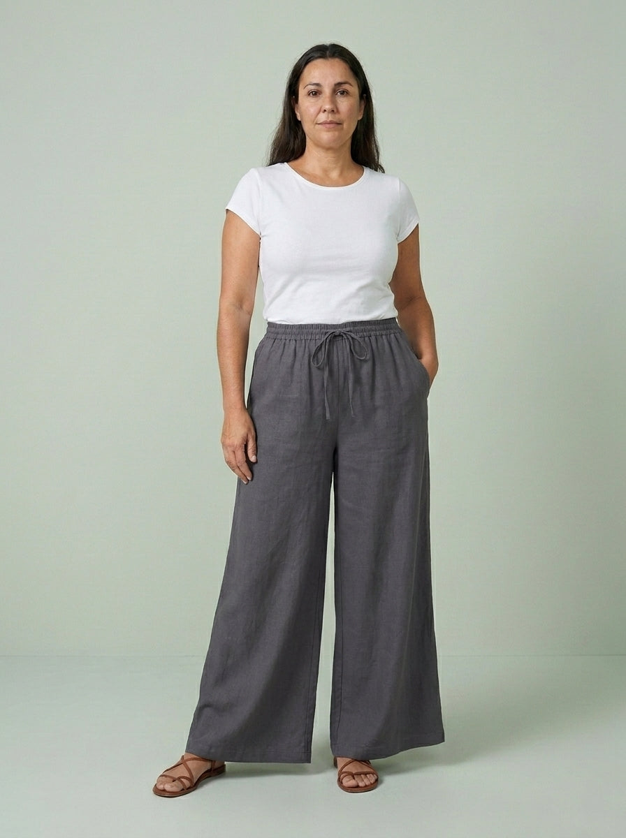 PANTALONES PALAZZO | CINTURA ALTA