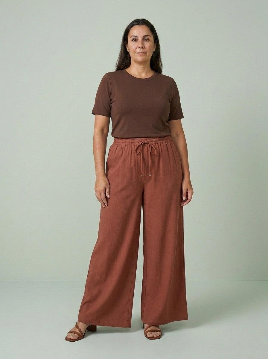 PANTALONES PALAZZO | CINTURA ALTA