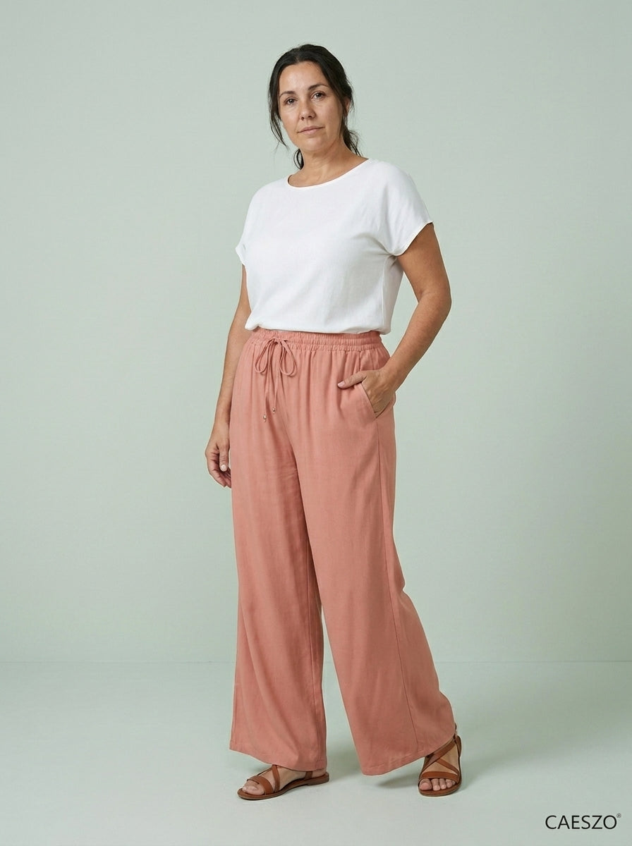 PANTALONES PALAZZO | CINTURA ALTA