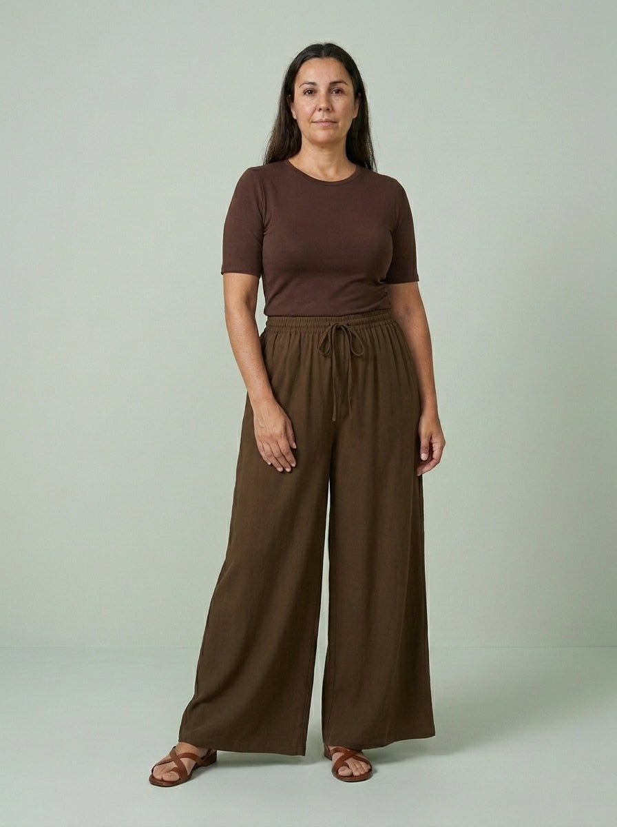 PANTALONES PALAZZO | CINTURA ALTA