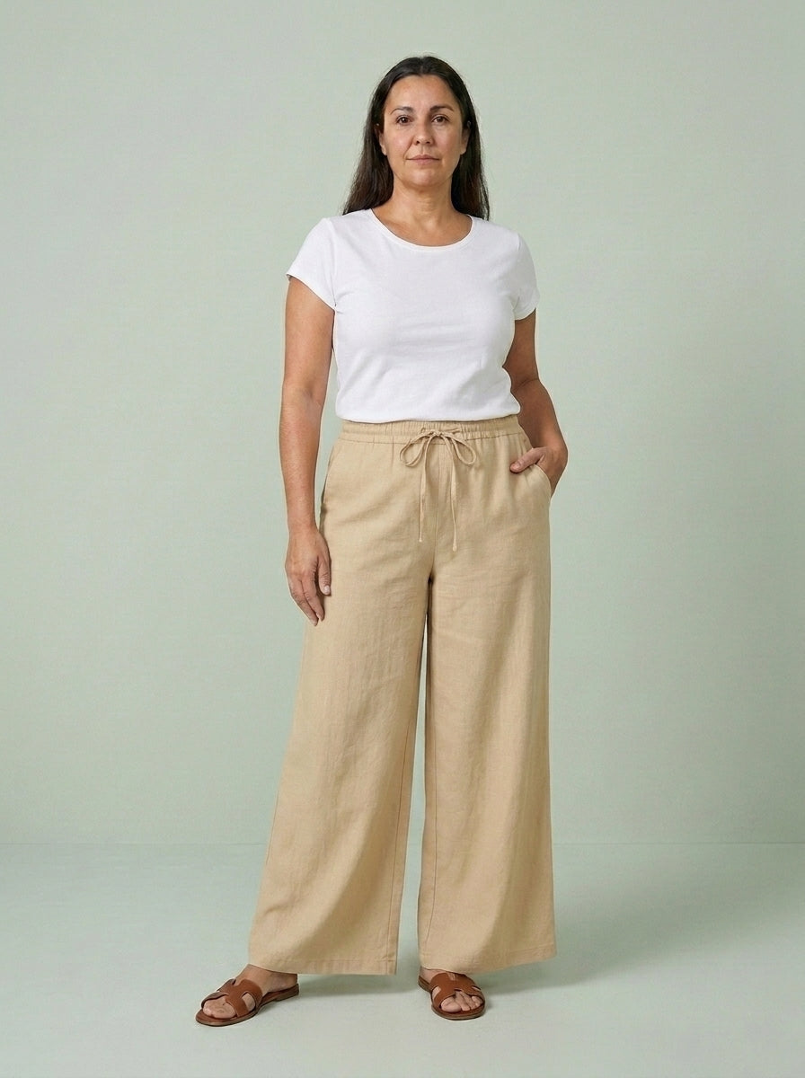 PANTALONES PALAZZO | CINTURA ALTA
