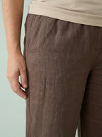 PANTALON PALEZZO | CINTURA ELASTICA MARRÓN