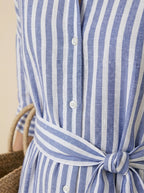 VESTIDO CAMISERO | ESTAMPADO DE RAYAS