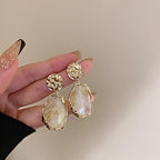 PENDIENTES CON PIEDRA