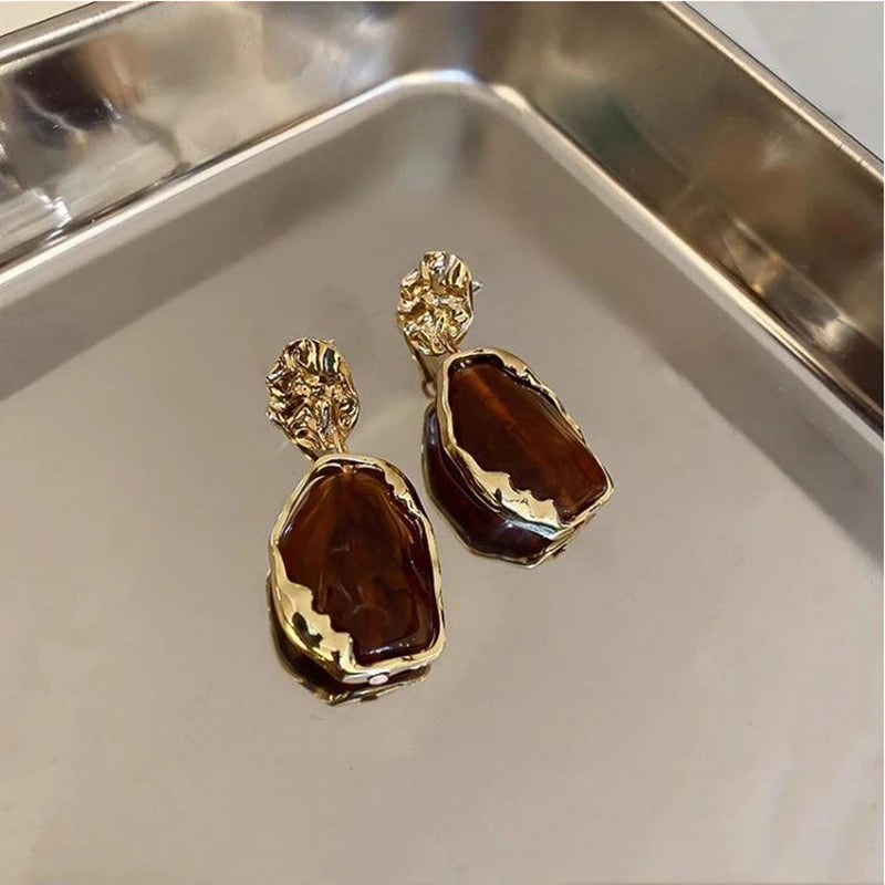 PENDIENTES CON PIEDRA