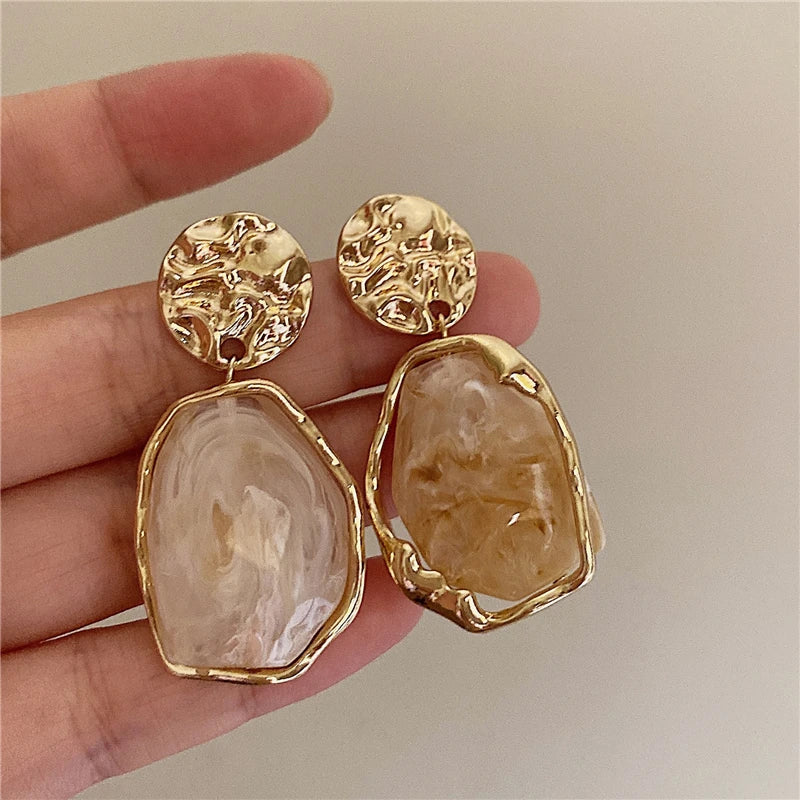 PENDIENTES CON PIEDRA