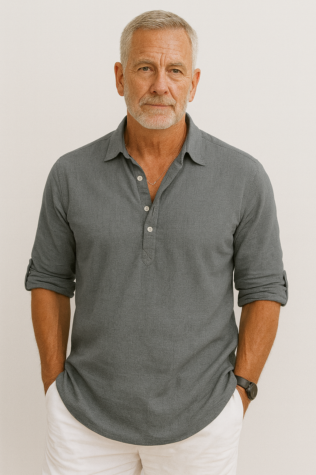 LEANDRO | CAMICIA A MANICHE LUNGHE PREMIUM