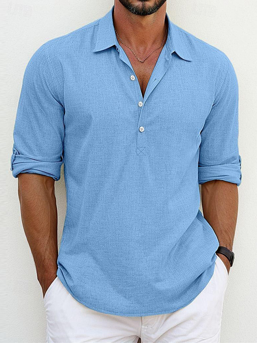 LEANDRO | CAMICIA A MANICHE LUNGHE PREMIUM