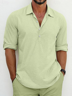 LEANDRO | CAMICIA A MANICHE LUNGHE PREMIUM