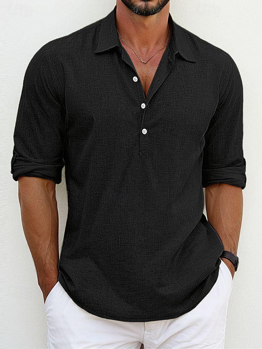 LEANDRO | CAMICIA A MANICHE LUNGHE PREMIUM