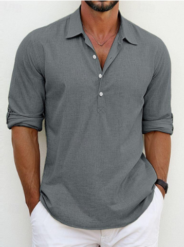 LEANDRO | CAMICIA A MANICHE LUNGHE PREMIUM